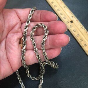 sterling rope chain
